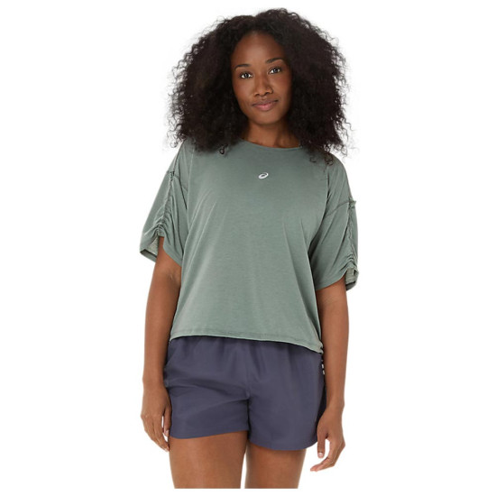 Asics Γυναικεία κοντομάνικη μπλούζα Nagino Run Adjustable SS Top